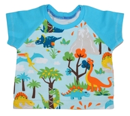 30% OFF! 0-3m Raglan Tshirt: Dino