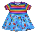 3-6m Circle Dress: Rainbows and Bears