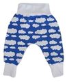 9-12m Harem Pants: Clouds