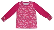 2-3yrs Long Sleeved Tshirt - Ponies: