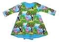 6-9m Tshirt Dress: Baby Deer