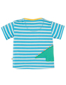 50% OFF! Frugi Felix Wrap Around Top: Dino  0-3 3-6