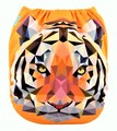 Alva Baby Onesize Nappy: Tiger