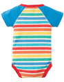 50% OFF! Frugi Bodysuit: Rainbow Candy Stripe NB 0-3m